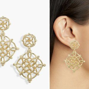 Kendra Scott Kelly Statement Drop Earings NWT